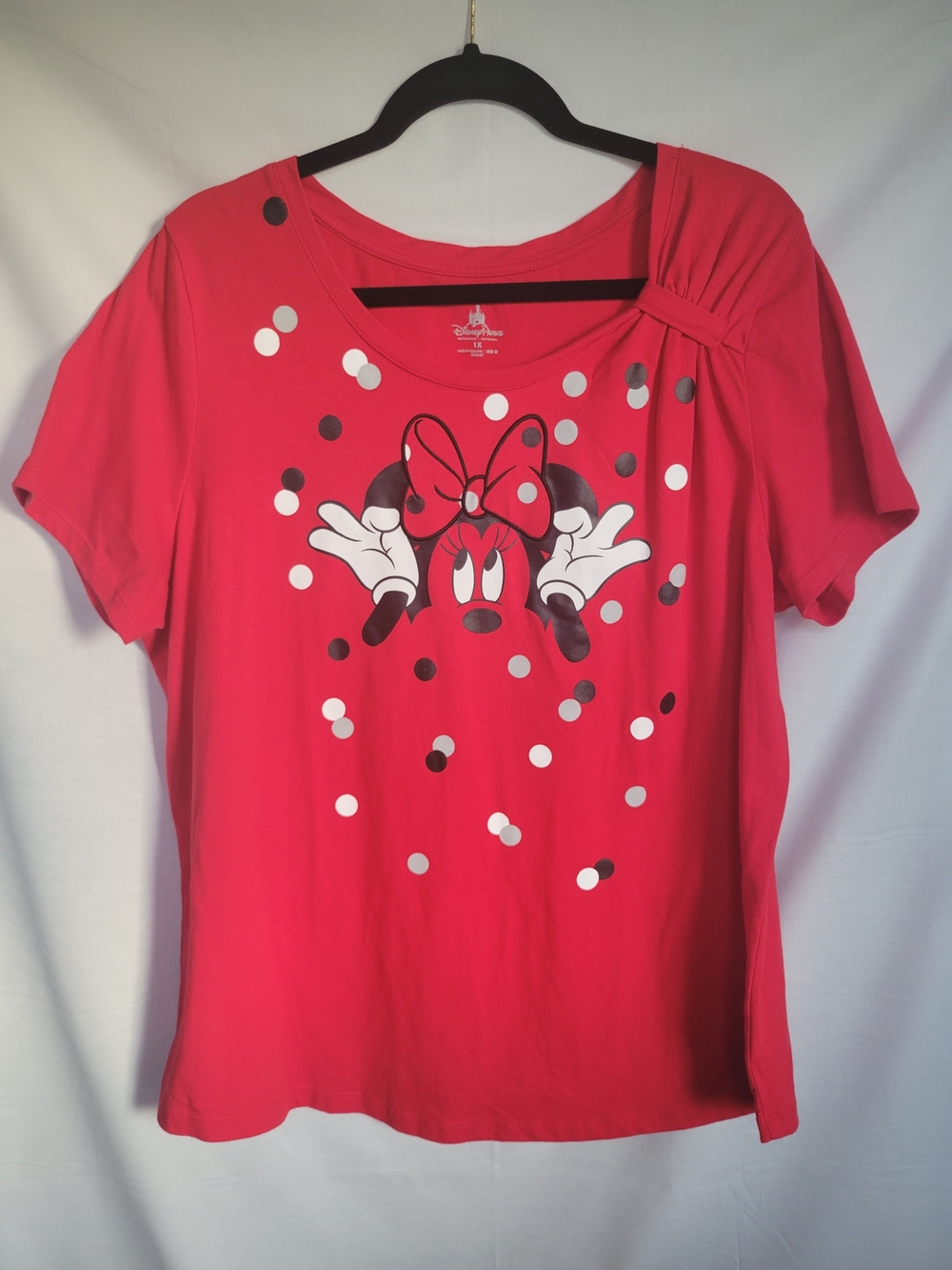 Disney Minnie Mouse Red Short Sleeve Top